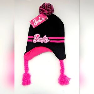 NWT Mattel Barbie Kids Winter Hat/Chook/Tuque With Fleece Lining